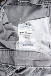 Carhartt Logo Patch Grey Cargo Shorts - ThriftedThreads.com
