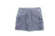 Carhartt Logo Patch Grey Cargo Shorts - ThriftedThreads.com