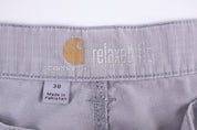 Carhartt Logo Patch Grey Cargo Shorts - Pants/Shorts - Thrifted Threads