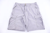Carhartt Logo Patch Grey Cargo Shorts - Pants/Shorts - Thrifted Threads