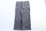 Carhartt Logo Patch Grey Carpenter Pants - ThriftedThreads.com