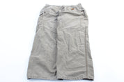 Carhartt Logo Patch Grey Carpenter Pants - ThriftedThreads.com