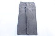 Carhartt Logo Patch Grey Carpenter Pants - ThriftedThreads.com