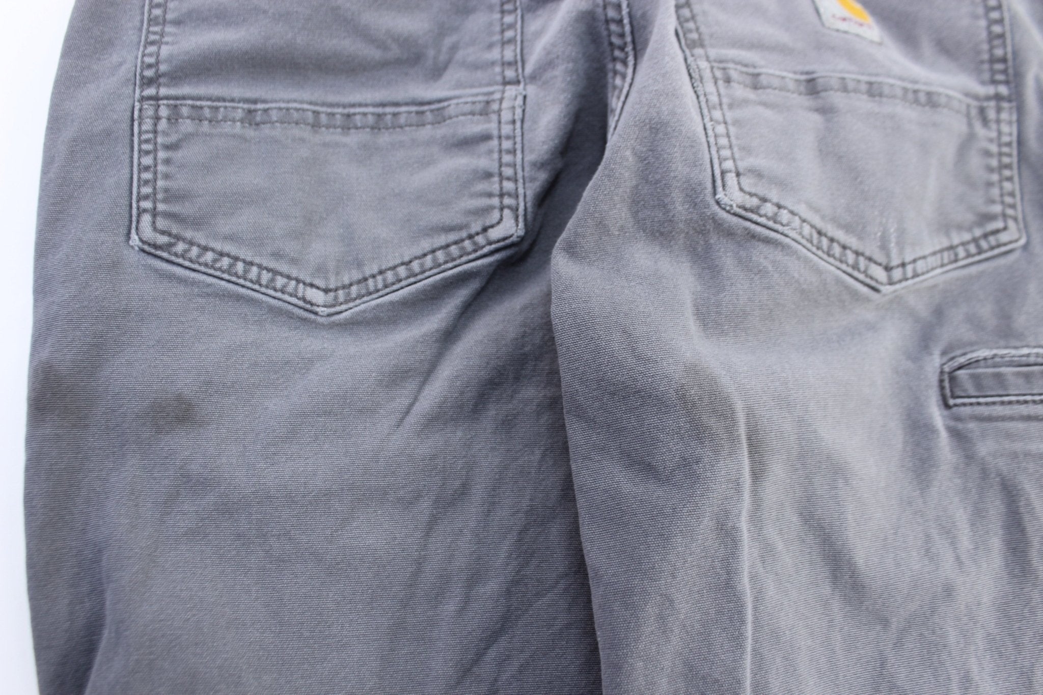 Carhartt Logo Patch Grey Carpenter Pants - Pants/Shorts - Thrifted Threads