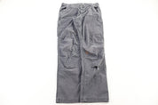 Carhartt Logo Patch Grey Double Knee Pants - Pants - Thrifted Threads