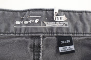 Carhartt Logo Patch Grey Double Knee Pants - Pants - Thrifted Threads