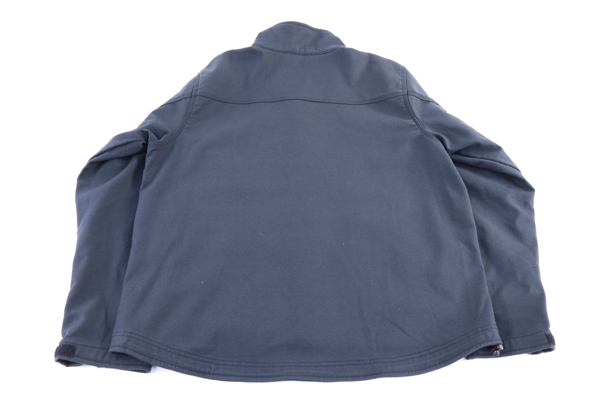 Carhartt Logo Patch Grey Full Zip Jacket - Jacket - Thrifted Threads