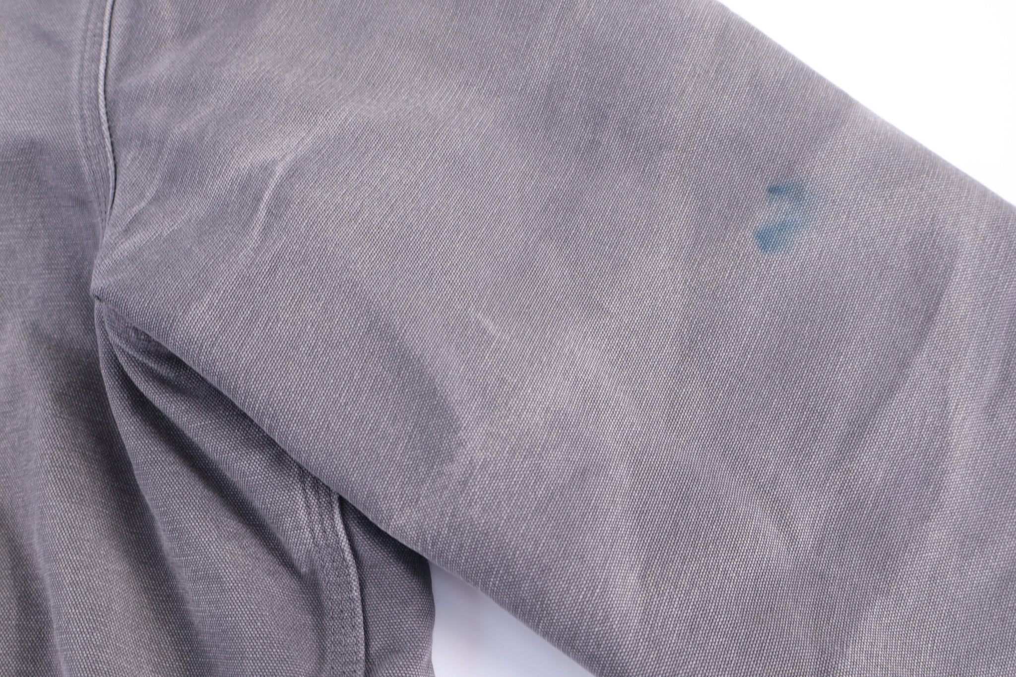 Carhartt Logo Patch Grey Full Zip Jacket - Jacket - Thrifted Threads