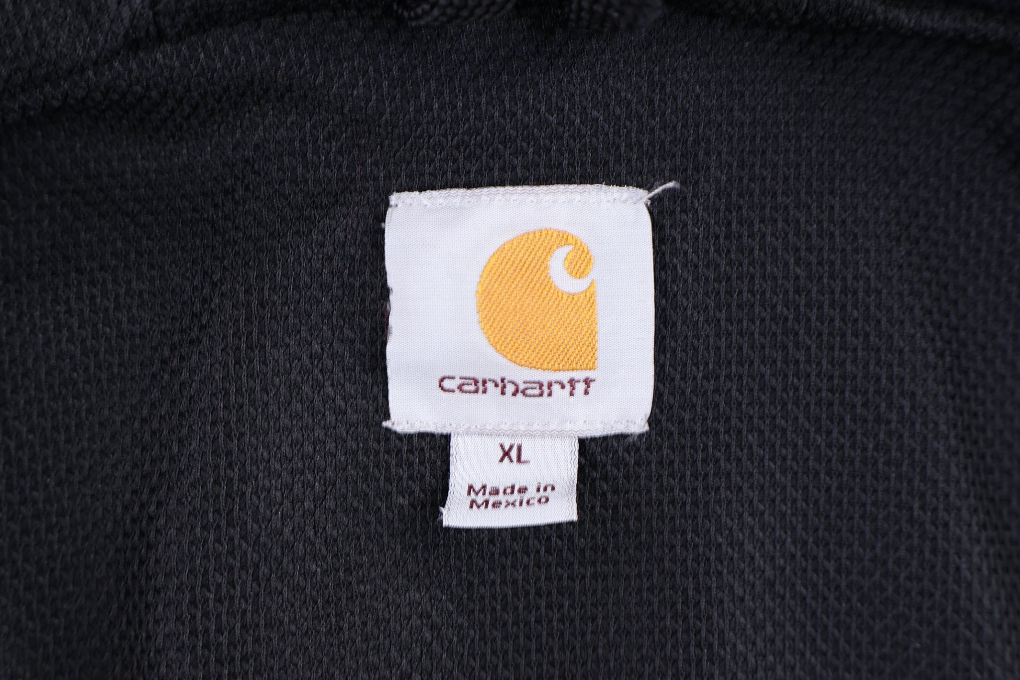Carhartt Logo Patch Grey Full Zip Jacket - Jacket - Thrifted Threads