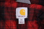 Carhartt Logo Patch Grey Full Zip Jacket - Jacket - Thrifted Threads