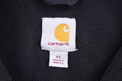 Carhartt Logo Patch Grey Full Zip Jacket - Jacket - Thrifted Threads