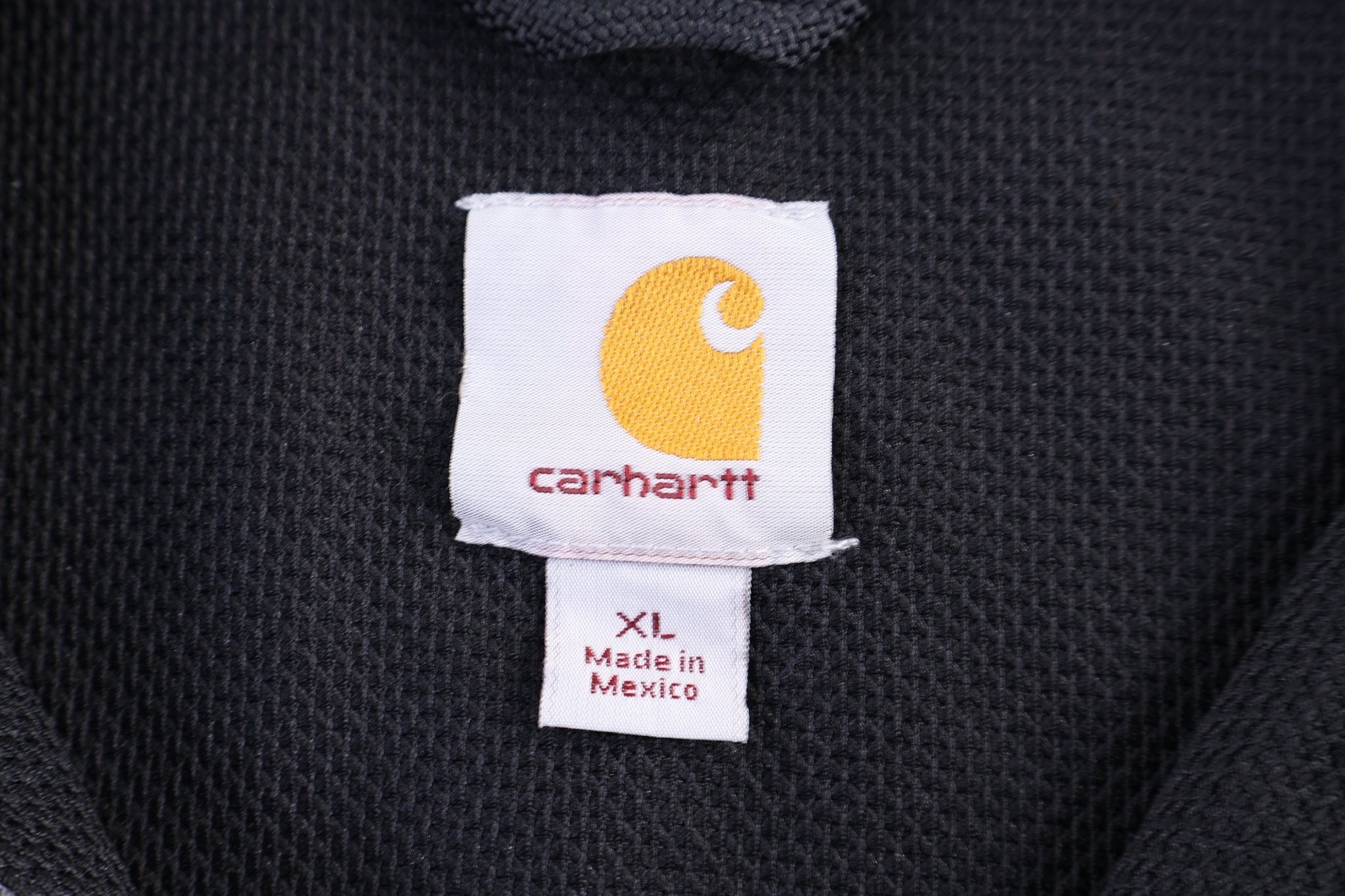 Carhartt Logo Patch Grey Full Zip Jacket - Jacket - Thrifted Threads
