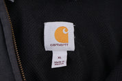 Carhartt Logo Patch Grey Full Zip Jacket - Jacket - Thrifted Threads