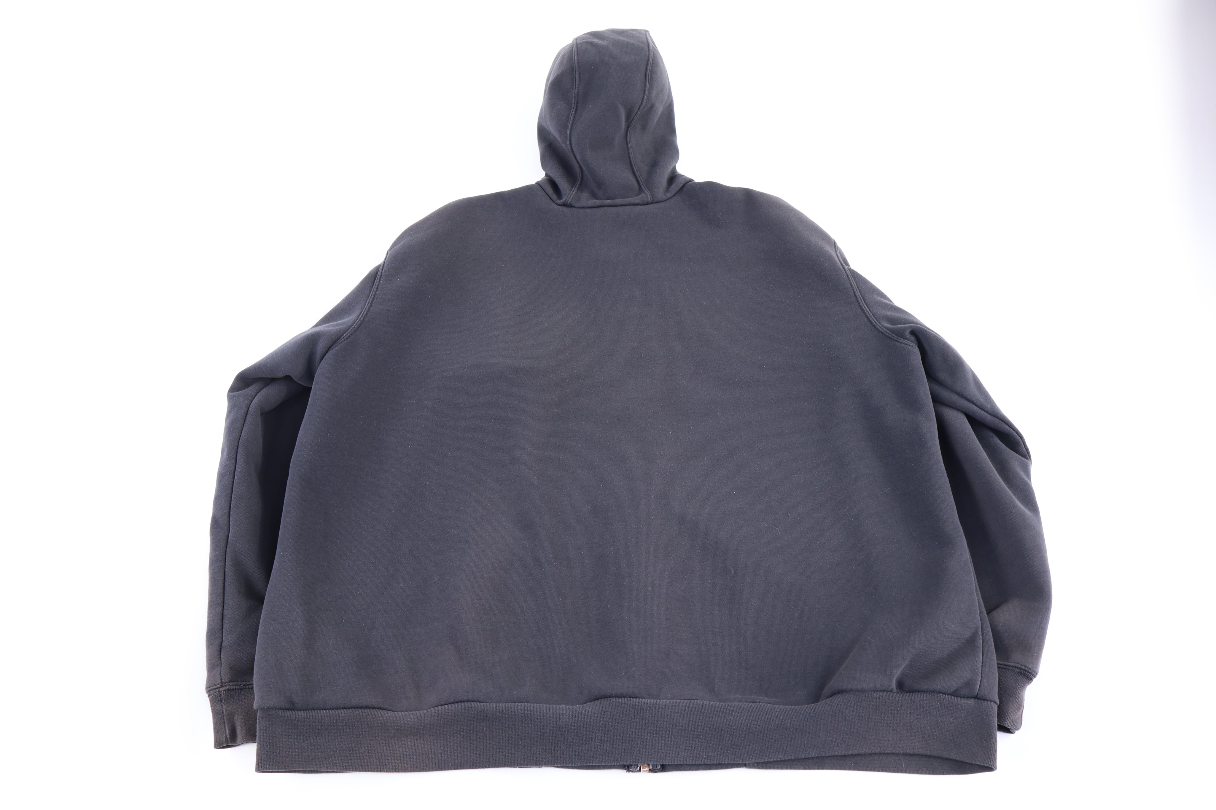 Carhartt Logo Patch Grey Full Zip Jacket - Jacket - Thrifted Threads