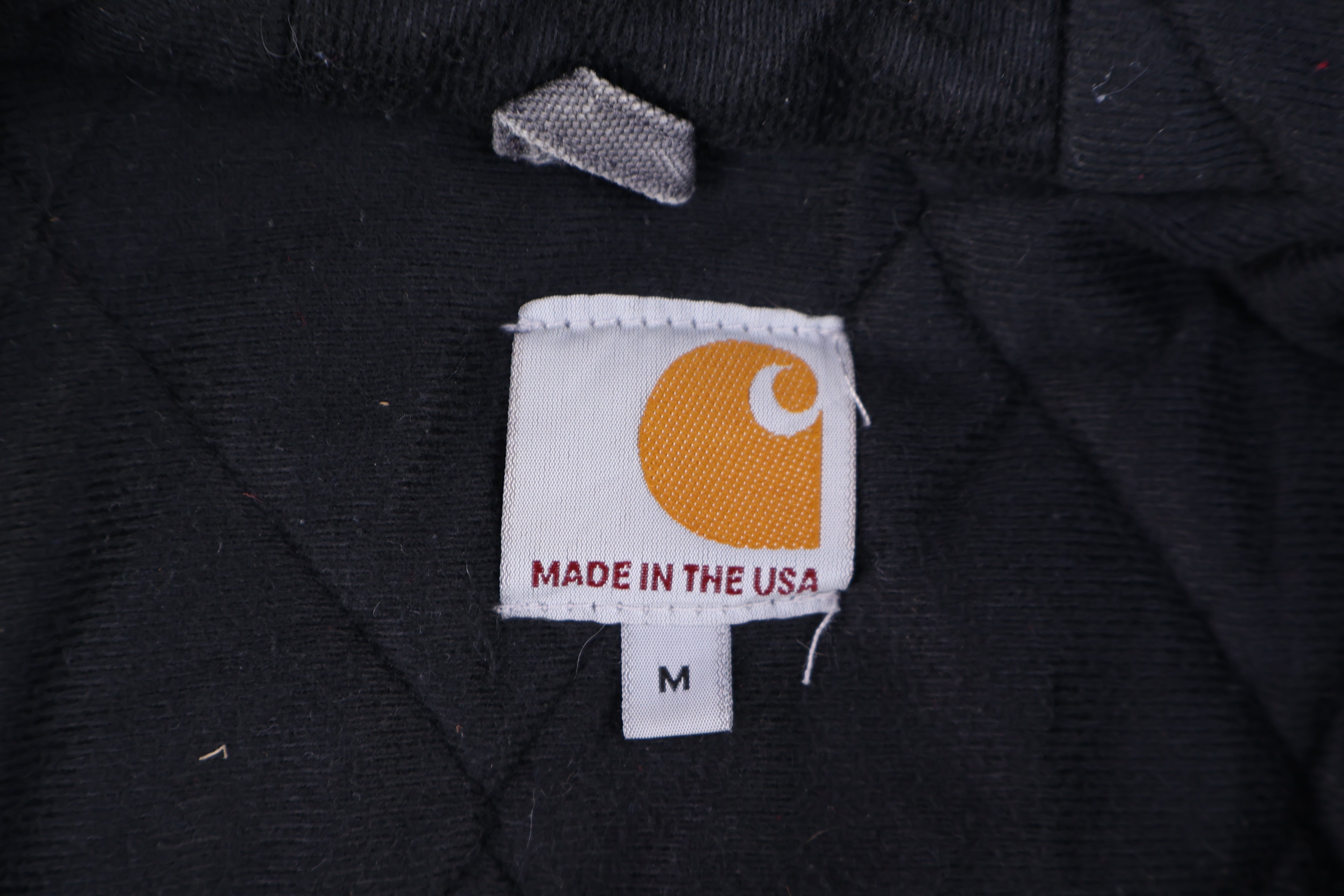 Carhartt Logo Patch Grey Full Zip Jacket - jacket - Thrifted Threads