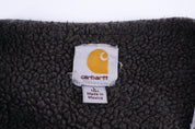 Carhartt Logo Patch Grey Full Zip Vest - Vest - Thrifted Threads