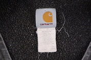 Carhartt Logo Patch Grey Full Zip Vest - Vest - Thrifted Threads