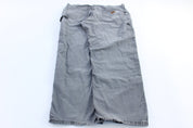 Carhartt Logo Patch Grey Original Dunagree Fit Pants - ThriftedThreads.com