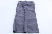 Carhartt Logo Patch Grey Original Fit Pants - Pants - Thrifted Threads