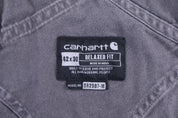 Carhartt Logo Patch Grey Overalls - Overalls - Thrifted Threads