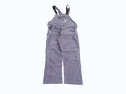 Carhartt Logo Patch Grey Overalls - Overalls - Thrifted Threads