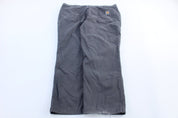 Carhartt Logo Patch Grey Pants - ThriftedThreads.com