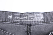 Carhartt Logo Patch Grey Pants - Pants - Thrifted Threads