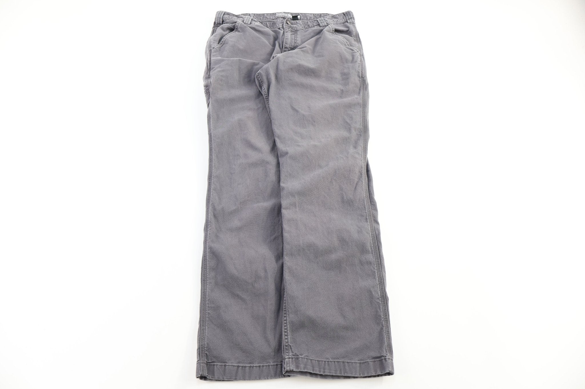 Carhartt Logo Patch Grey Pants - Pants - Thrifted Threads
