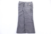 Carhartt Logo Patch Grey Pants - Pants - Thrifted Threads