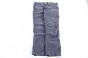 Carhartt Logo Patch Grey Pants - Pants - Thrifted Threads