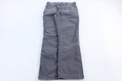 Carhartt Logo Patch Grey Pants - Pants - Thrifted Threads