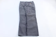 Carhartt Logo Patch Grey Pants - Pants - Thrifted Threads