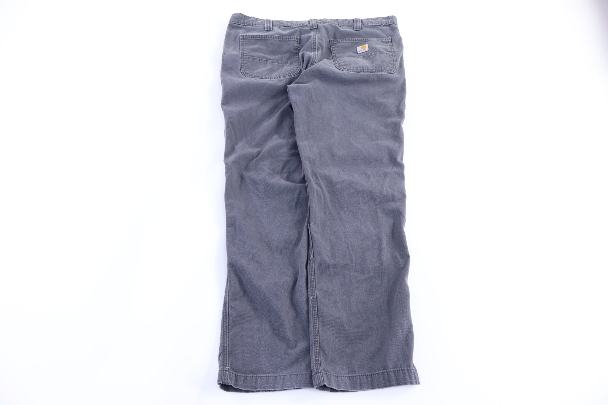 Carhartt Logo Patch Grey Pants - Pants - Thrifted Threads