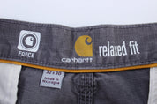 Carhartt Logo Patch Grey Pants - Pants/Shorts - Thrifted Threads