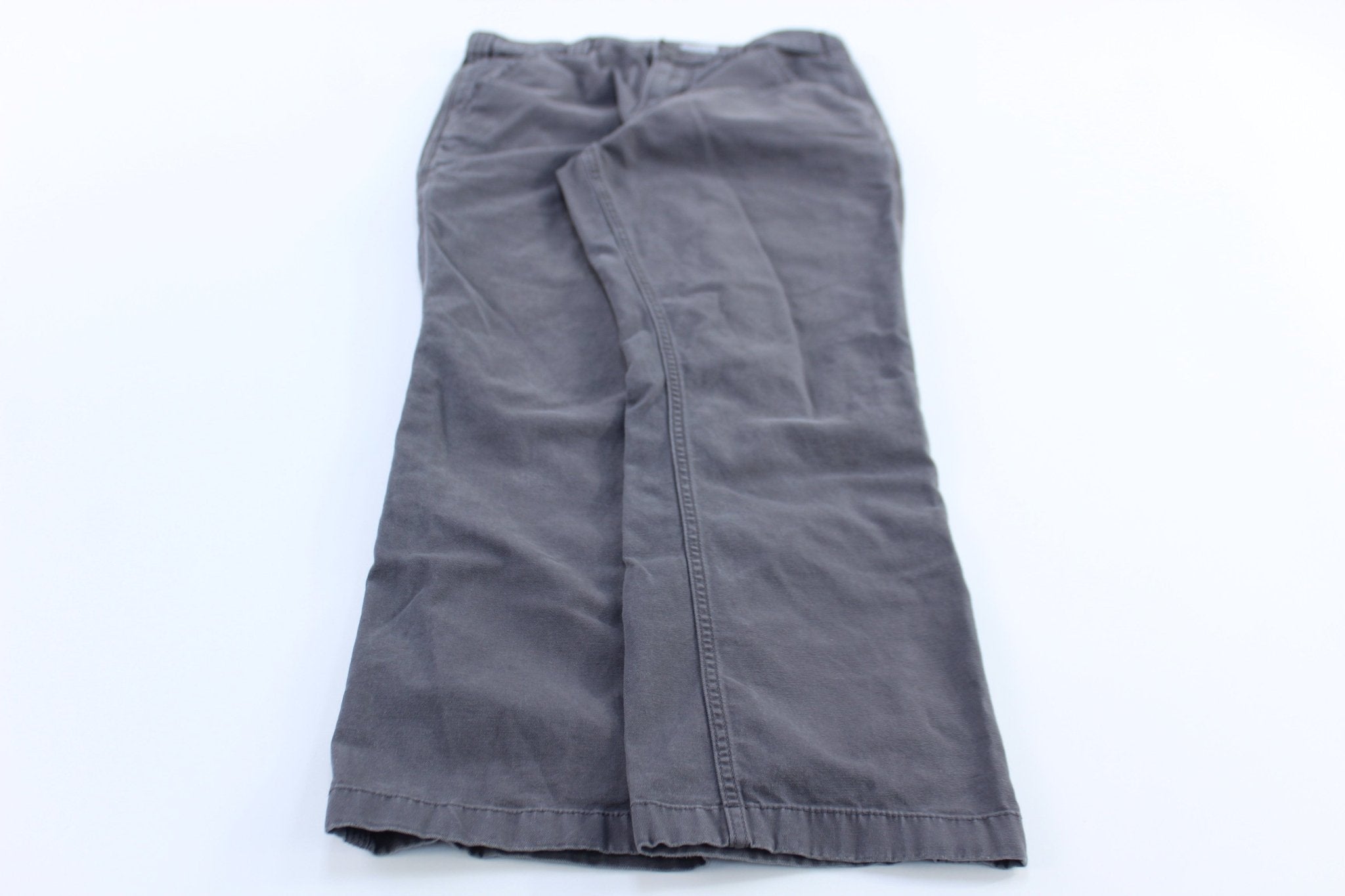 Carhartt Logo Patch Grey Pants - Pants/Shorts - Thrifted Threads