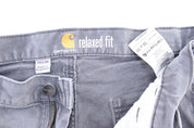 Carhartt Logo Patch Grey Pants - Pants/Shorts - Thrifted Threads