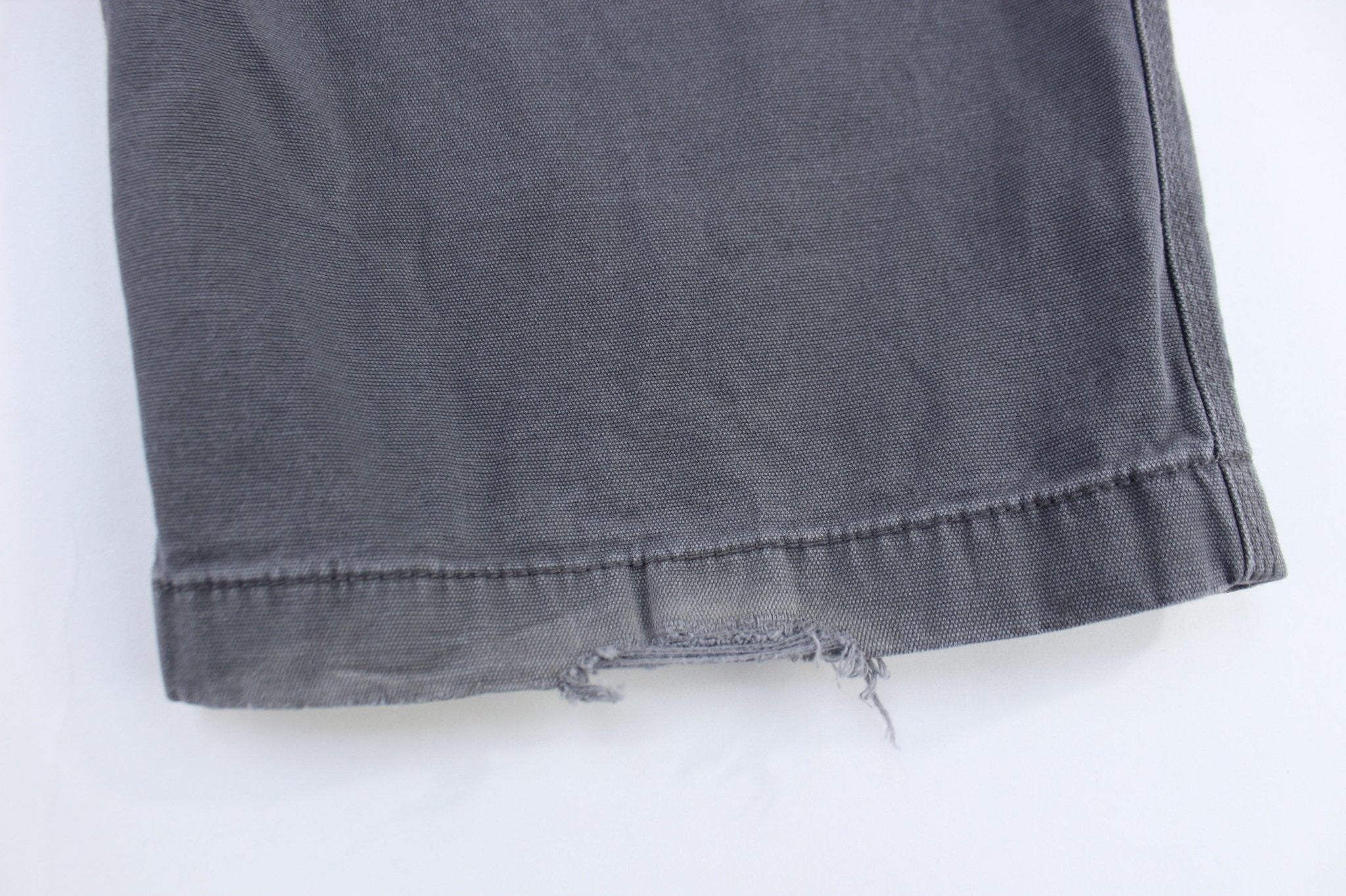 Carhartt Logo Patch Grey Pants - Pants/Shorts - Thrifted Threads