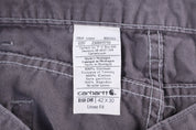 Carhartt Logo Patch Grey Pants - Pants/Shorts - Thrifted Threads