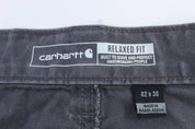 Carhartt Logo Patch Grey Pants - Pants/Shorts - Thrifted Threads