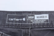 Carhartt Logo Patch Grey Pants - Pants/Shorts - Thrifted Threads