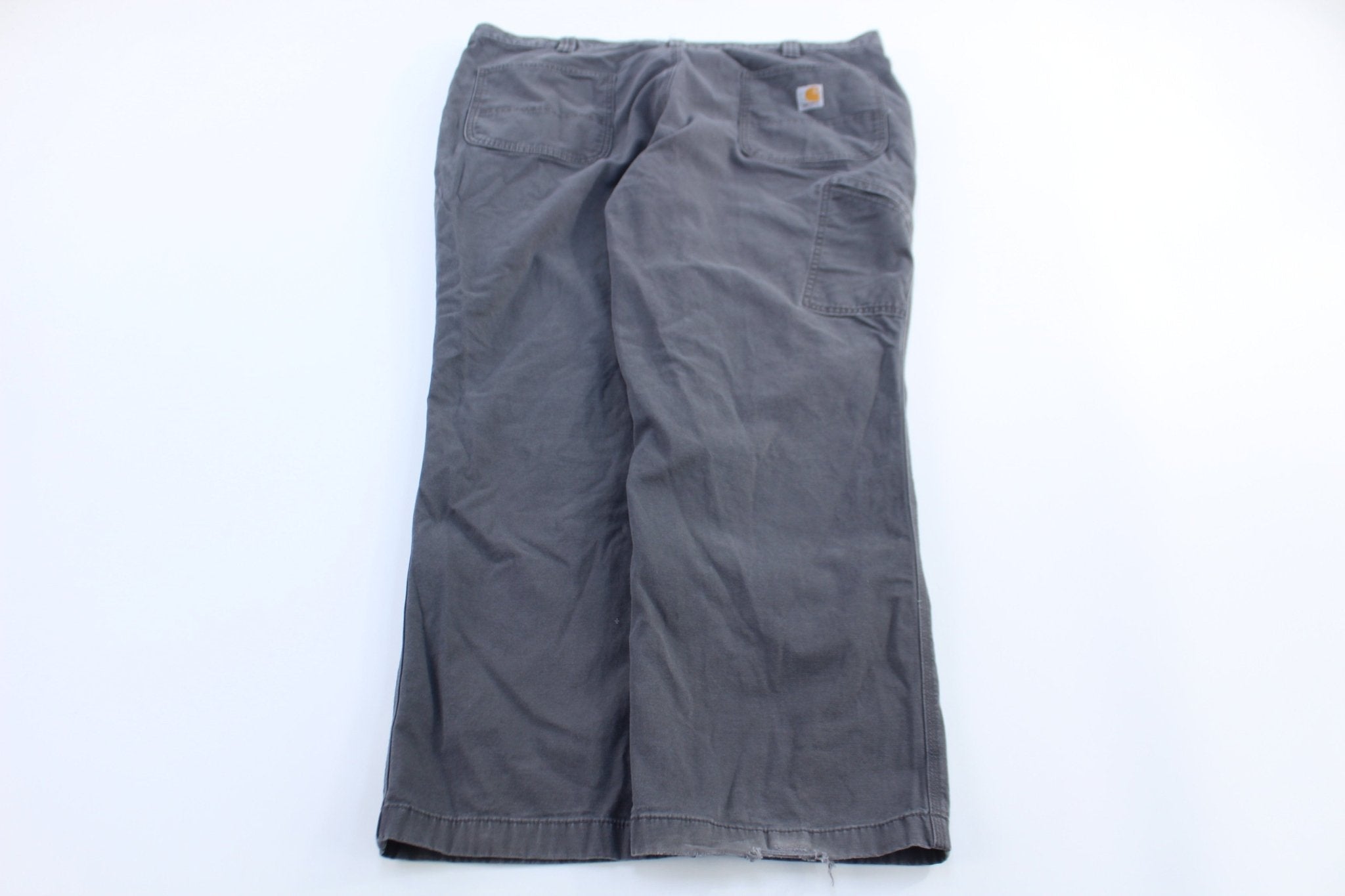 Carhartt Logo Patch Grey Pants - Pants/Shorts - Thrifted Threads