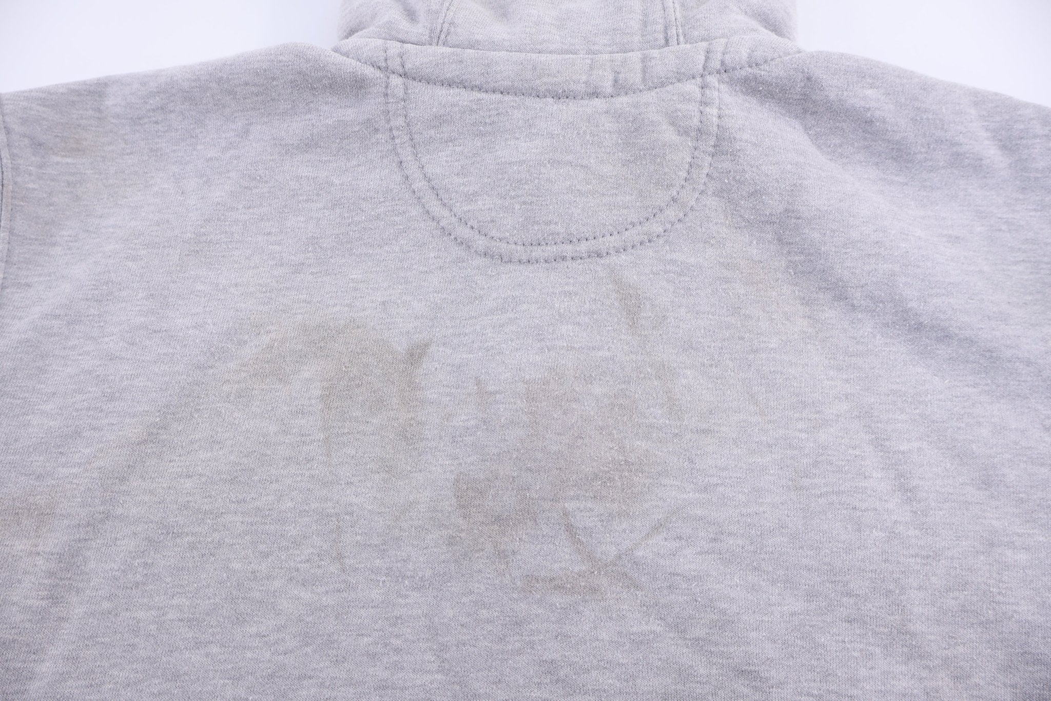 Carhartt Logo Patch Grey Pullover Hoodie - Sweatshirt - Thrifted Threads