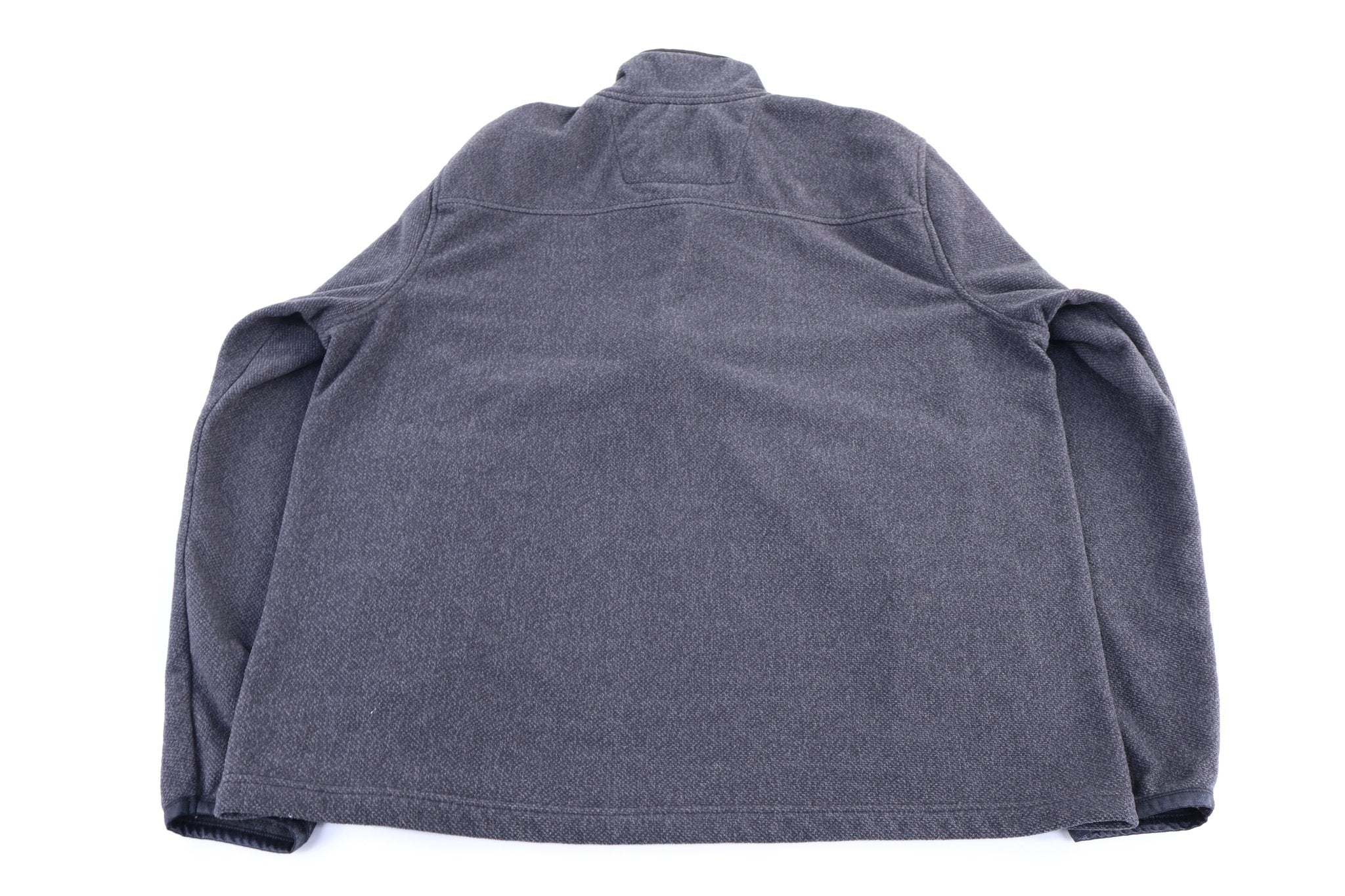 Carhartt Logo Patch Grey Quarter Zip Pullover - Sweater - Thrifted Threads