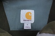 Carhartt Logo Patch Grey Rain Defender Soft Shell Jacket - ThriftedThreads.com