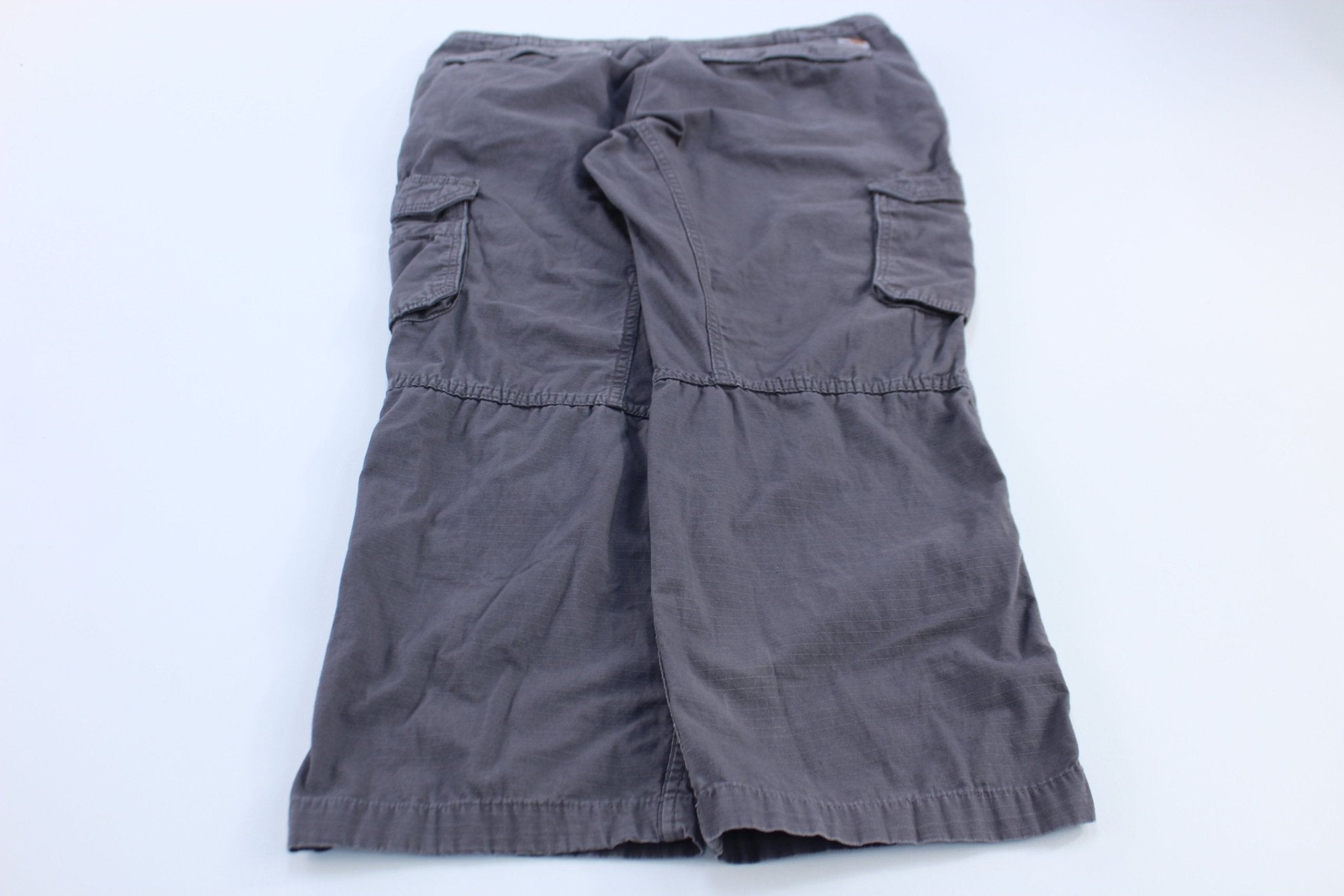 Carhartt Logo Patch Grey Relaxed Fit Cargo Pants - Pants/Shorts - Thrifted Threads