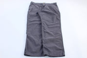 Carhartt Logo Patch Grey Relaxed Fit Pants - ThriftedThreads.com