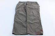 Carhartt Logo Patch Grey Relaxed Fit Pants - ThriftedThreads.com