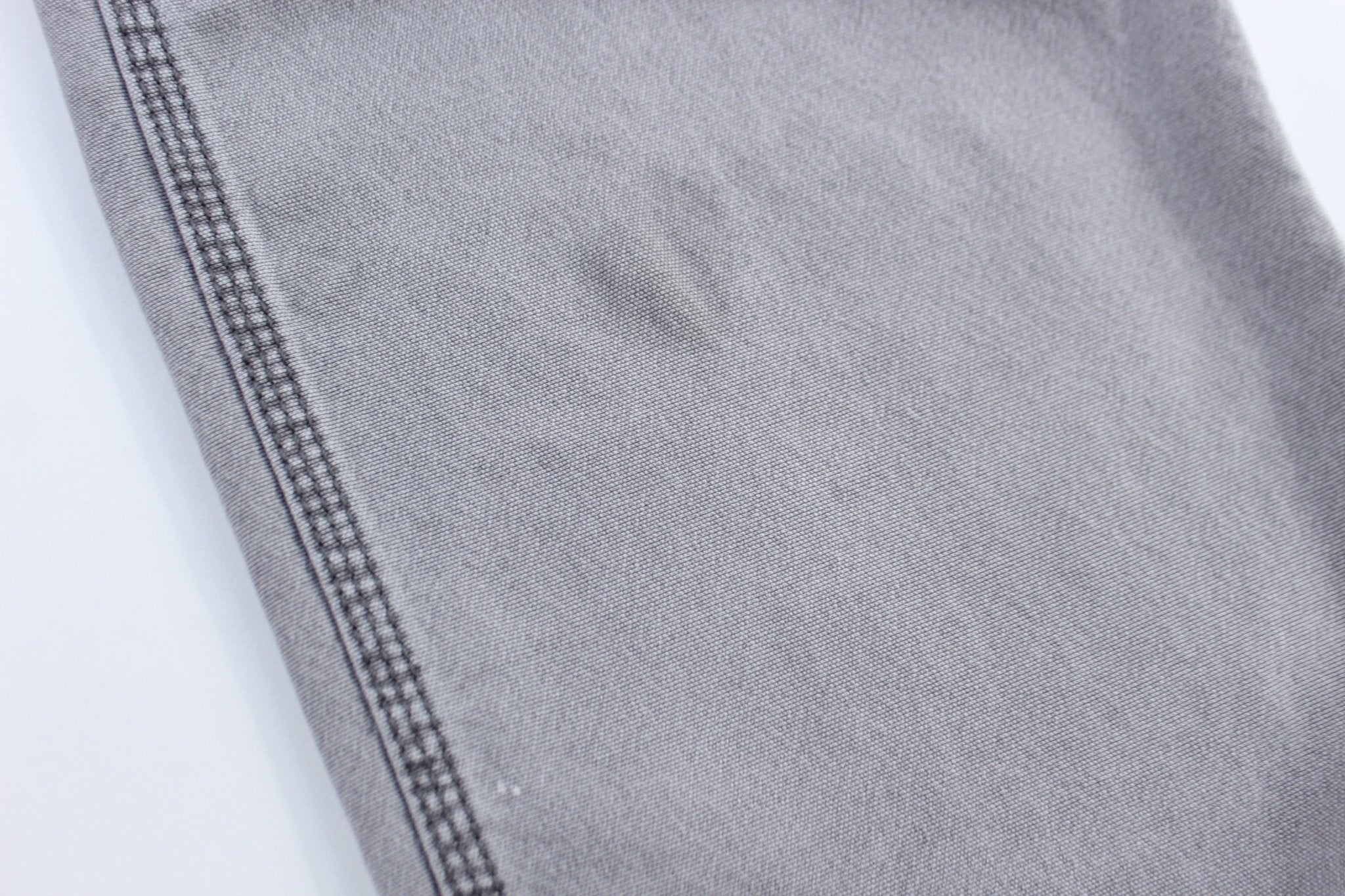 Carhartt Logo Patch Grey Relaxed Fit Pants - ThriftedThreads.com
