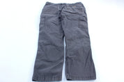 Carhartt Logo Patch Grey Relaxed Fit Pants - ThriftedThreads.com