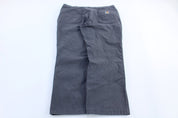 Carhartt Logo Patch Grey Relaxed Fit Pants - ThriftedThreads.com